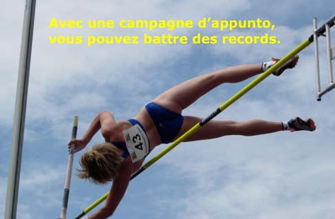 Avec une campagne de RP ou de publicité d'appunto, vous pouvez battre des records.