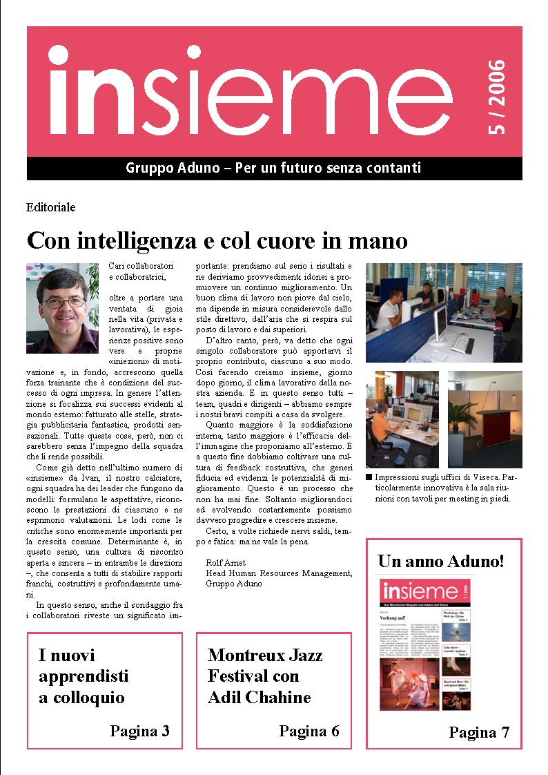 Bulletin d'entreprise "insieme"